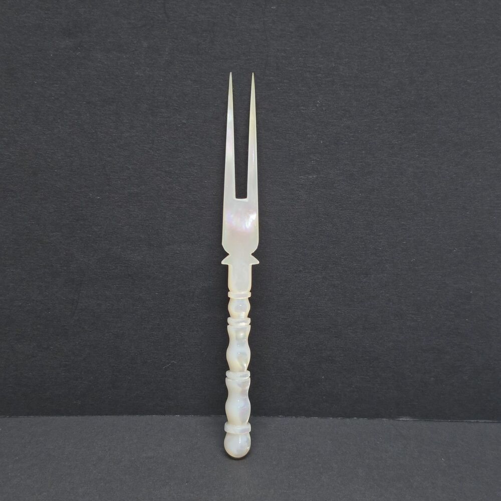 Vintage Mother Of Pearl Cocktail Fork 4.5 Inches Long